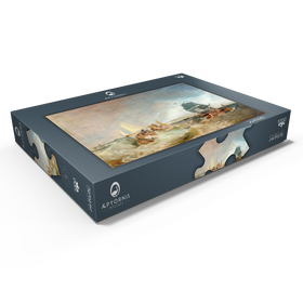 Alternative Darstellung des Puzzle-Motivs Shipping at the Mouth of the Thames – Puzzleteile: 1000