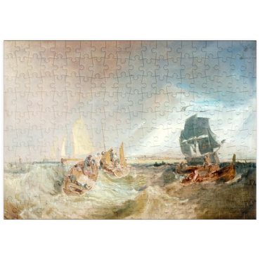puzzleplate Shipping at the Mouth of the Thames 200 Puzzle