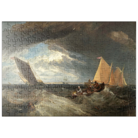 Darstellung des Puzzle-Motivs The Junction of the Thames and the Medway – Puzzleteile: 200