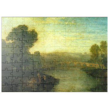 puzzleplate View of Richmond Hill and Bridge 100 Puzzle
