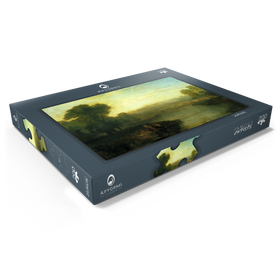 Alternative Darstellung des Puzzle-Motivs View of Richmond Hill and Bridge – Puzzleteile: 200