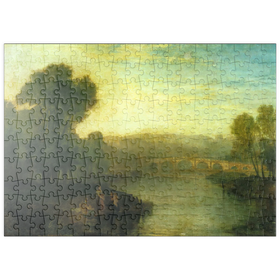 Darstellung des Puzzle-Motivs View of Richmond Hill and Bridge – Puzzleteile: 200