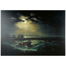 Darstellung des Puzzle-Motivs Fishermen at Sea – Puzzleteile: 1000