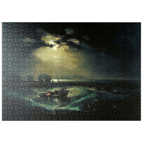 puzzleplate Fishermen at Sea 500 Puzzle