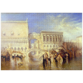 Darstellung des Puzzle-Motivs Venice, the Bridge of Sighs – Puzzleteile: 1000