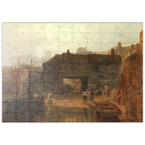 puzzleplate Saltash with the Water Ferry, Cornwall 100 Puzzle