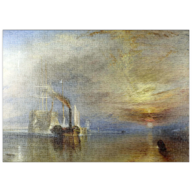 Darstellung des Puzzle Motivs Le Dernier Voyage du Téméraire, 1839 - Puzzleteile: 500