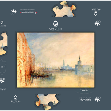 Venice, The Mouth of the Grand Canal 100 Puzzle Schachtel 3D Modell