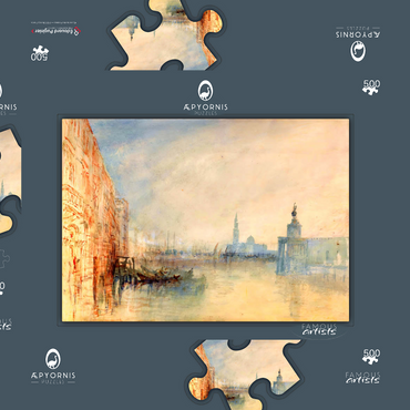 Venice, The Mouth of the Grand Canal 500 Puzzle Schachtel 3D Modell