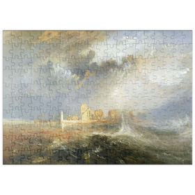 Darstellung des Puzzle-Motivs Quillebeuf, Mouth of the Seine – Puzzleteile: 200