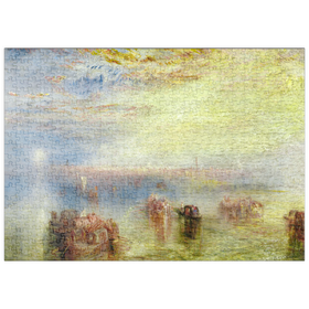 Darstellung des Puzzle Motivs Approach to Venice - Puzzleteile: 500