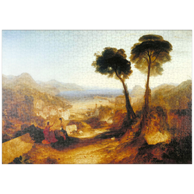 Darstellung des Puzzle-Motivs The Bay of Baiae, with Apollo and the Sibyl – Puzzleteile: 1000