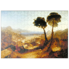 Darstellung des Puzzle-Motivs The Bay of Baiae, with Apollo and the Sibyl – Puzzleteile: 200