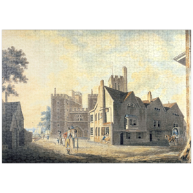 Darstellung des Puzzle-Motivs View of the Archbishop's Palace, Lambeth – Puzzleteile: 1000