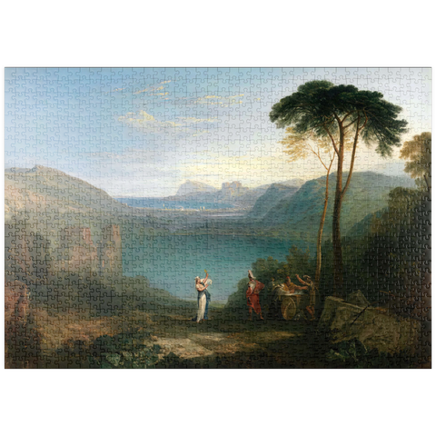 puzzleplate Lake Avernus: Aeneas and the Cumaean Sibyl 1000 Puzzle