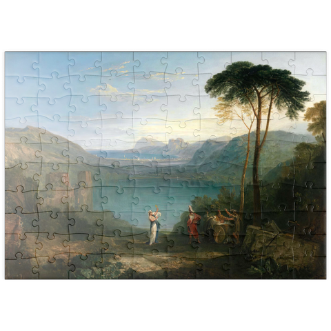 puzzleplate Lake Avernus: Aeneas and the Cumaean Sibyl 100 Puzzle