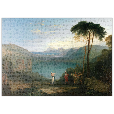 puzzleplate Lake Avernus: Aeneas and the Cumaean Sibyl 500 Puzzle