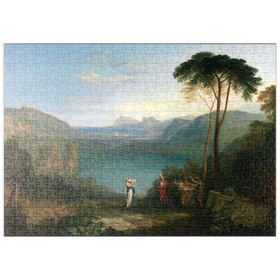 Darstellung des Puzzle Motivs Lake Avernus: Aeneas and the Cumaean Sibyl - Puzzleteile: 500