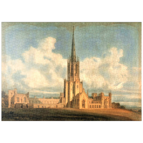 puzzleplate Projected Design for Fonthill Abbey, Wiltshire 1000 Puzzle