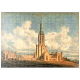 Darstellung des Puzzle-Motivs Projected Design for Fonthill Abbey, Wiltshire – Puzzleteile: 200