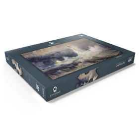 Alternative Darstellung des Puzzle-Motivs Bell Rock Lighthouse – Puzzleteile: 200
