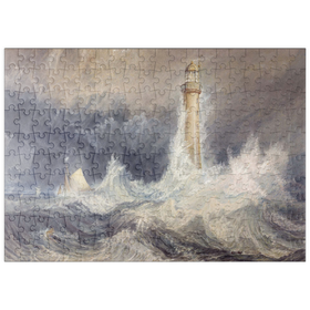 Darstellung des Puzzle-Motivs Bell Rock Lighthouse – Puzzleteile: 200
