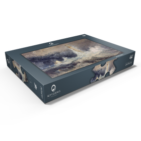 Alternative Darstellung des Puzzle-Motivs Bell Rock Lighthouse – Puzzleteile: 500