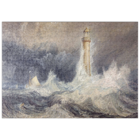 Darstellung des Puzzle-Motivs Bell Rock Lighthouse – Puzzleteile: 500