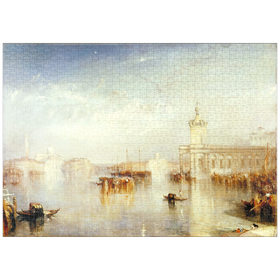 Darstellung des Puzzle-Motivs The Dogano, San Giorgio, Citella, from the Steps of the Europa – Puzzleteile: 1000
