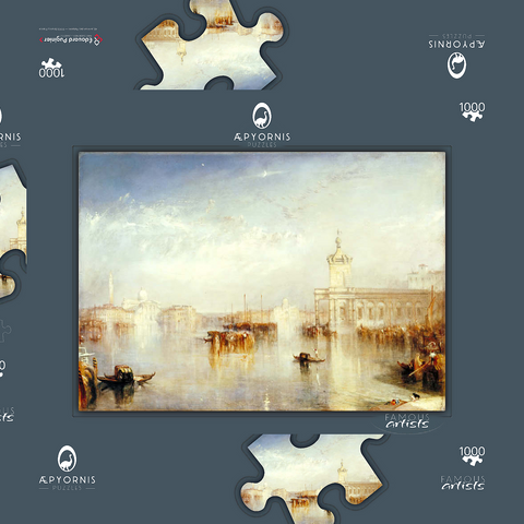 The Dogano, San Giorgio, Citella, from the Steps of the Europa 1000 Puzzle Schachtel 3D Modell