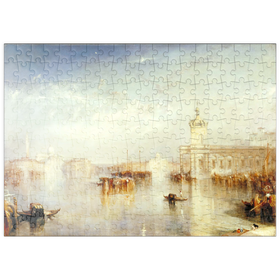 Darstellung des Puzzle-Motivs The Dogano, San Giorgio, Citella, from the Steps of the Europa – Puzzleteile: 200