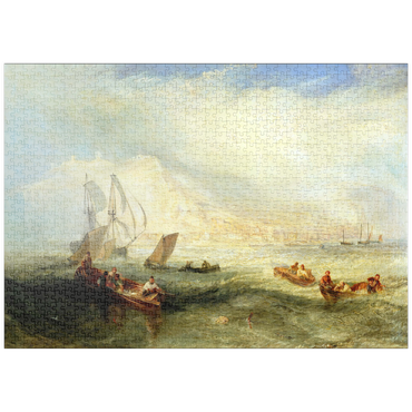 puzzleplate Line Fishing, Off Hastings 1000 Puzzle