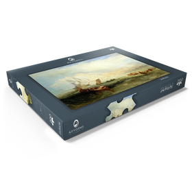 Darstellung des Puzzle Motivs Line Fishing, Off Hastings - Puzzleteile: 200