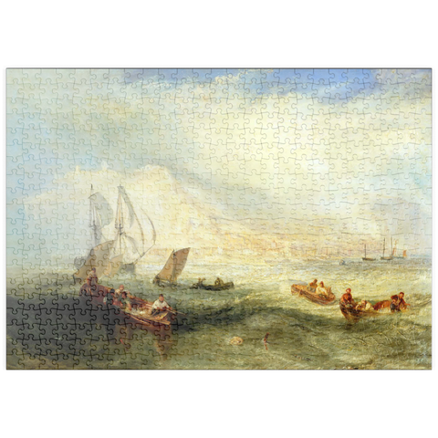 puzzleplate Line Fishing, Off Hastings 500 Puzzle