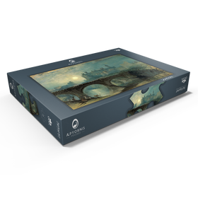 Alternative Darstellung des Puzzle-Motivs Alnwick Castle – Puzzleteile: 1000