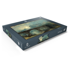 Darstellung des Puzzle Motivs Alnwick Castle - Puzzleteile: 100