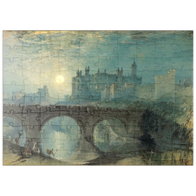 Darstellung des Puzzle Motivs Alnwick Castle - Puzzleteile: 100
