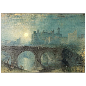 Darstellung des Puzzle-Motivs Alnwick Castle – Puzzleteile: 500