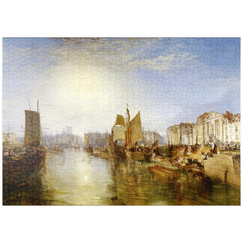 puzzleplate Harbor of Dieppe: Changement de Domicile 1000 Puzzle