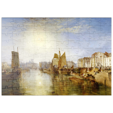 puzzleplate Harbor of Dieppe: Changement de Domicile 100 Puzzle