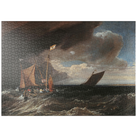 puzzleplate Seascape with a Squall Coming Up 1000 Puzzle