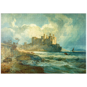 Darstellung des Puzzle-Motivs Conway Castle, North Wales – Puzzleteile: 1000