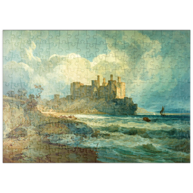 Darstellung des Puzzle-Motivs Conway Castle, North Wales – Puzzleteile: 200