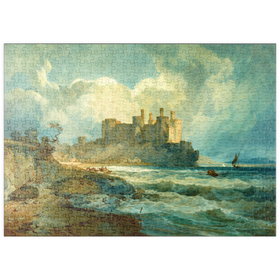 Darstellung des Puzzle-Motivs Conway Castle, North Wales – Puzzleteile: 500