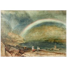 Darstellung des Puzzle-Motivs The Rainbow: Osterspai and Filsen – Puzzleteile: 1000