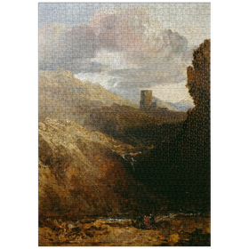 Darstellung des Puzzle Motivs Dolbadarn Castle - Puzzleteile: 1000