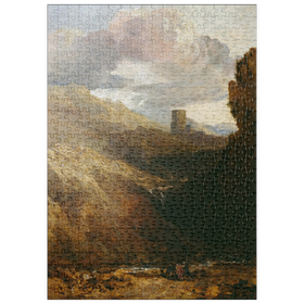 Darstellung des Puzzle-Motivs Dolbadarn Castle – Puzzleteile: 500