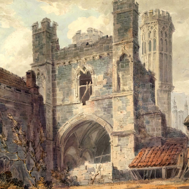 St. Augustine's Gate, Canterbury 1000 Puzzle 3D Modell