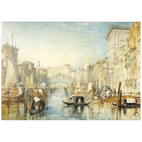 Darstellung des Puzzle-Motivs Venice: The Rialto – Puzzleteile: 1000