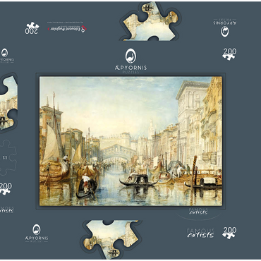 Venice: The Rialto 200 Puzzle Schachtel 3D Modell